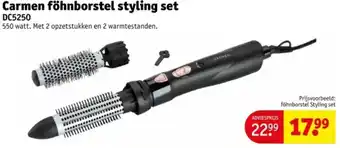 Kruidvat Carmen föhnborstel styling set aanbieding