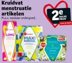 Kruidvat Kruidvat menstruatie artikelen aanbieding