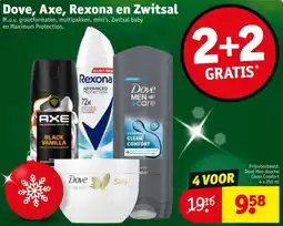 Kruidvat Dove, Axe, Rexona en Zwitsal aanbieding