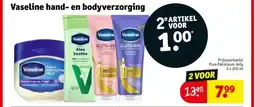 Kruidvat Vaseline hand en bodyverzorging aanbieding