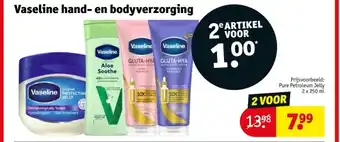 Kruidvat Vaseline hand en bodyverzorging aanbieding