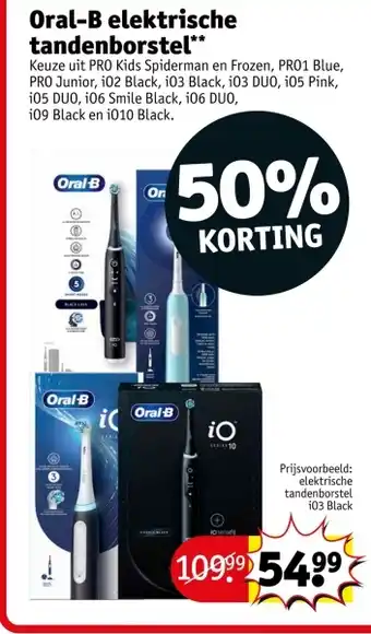Kruidvat Oral-B elektrische tandenborstel aanbieding
