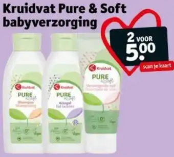 Kruidvat Kruidvat Pure & Soft babyverzorging aanbieding