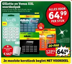 Kruidvat Gillette en Venus XXL voordeelpak aanbieding