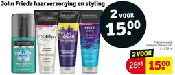 Kruidvat John Frieda haarverzorging en styling aanbieding