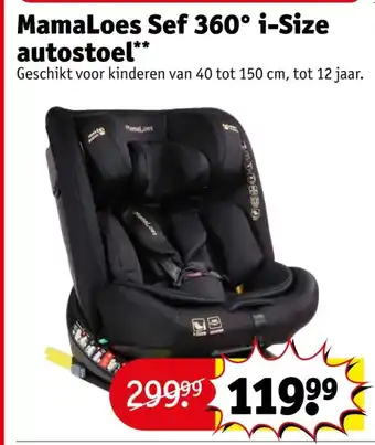 Kruidvat MamaLoes Sef 360° i-Size autostoel aanbieding