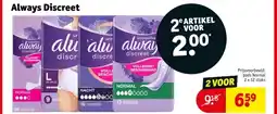 Kruidvat Always Discreet aanbieding