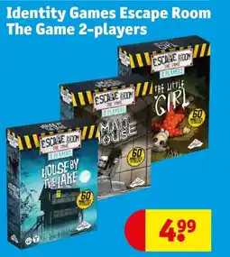Kruidvat Identity Games Escape Room The Game 2-players aanbieding