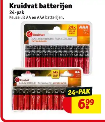 Kruidvat Kruidvat batterijen aanbieding