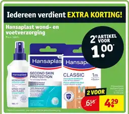 Kruidvat Hansaplast wond en voetverzorging aanbieding