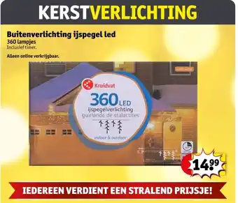 Kruidvat Buitenverlichting ijspegel led aanbieding