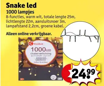 Kruidvat Snake led aanbieding