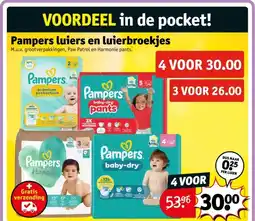 Kruidvat Pampers luiers en luierbroekjes aanbieding