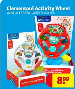 Kruidvat Clementoni Activity Wheel aanbieding