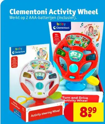 Kruidvat Clementoni Activity Wheel aanbieding