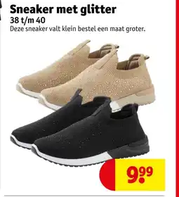 Kruidvat Sneaker met glitter aanbieding
