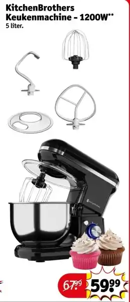Kruidvat KitchenBrothers Keukenmachine aanbieding