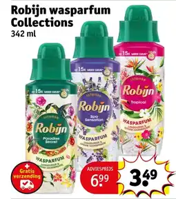 Kruidvat Robijn wasparfum Collections aanbieding
