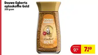 Kruidvat Douwe Egberts oploskoffie Gold aanbieding