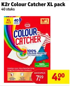 Kruidvat K2r Colour Catcher XL pack aanbieding