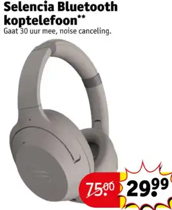 Kruidvat Selencia Bluetooth koptelefoon aanbieding