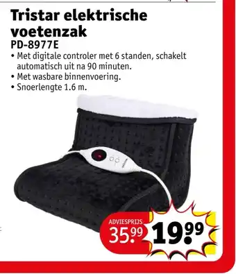 Kruidvat Tristar elektrische voetenzak aanbieding