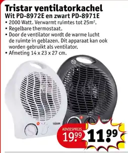 Kruidvat Tristar ventilatorkachel aanbieding