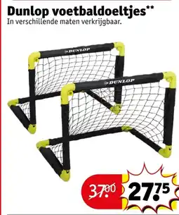 Kruidvat Dunlop voetbaldoeltjes aanbieding