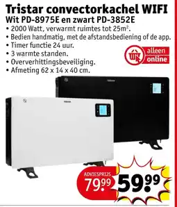 Kruidvat Tristar convectorkachel WIFI aanbieding