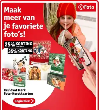 Kruidvat Kruidvat Merk Foto Kerstkaarten aanbieding