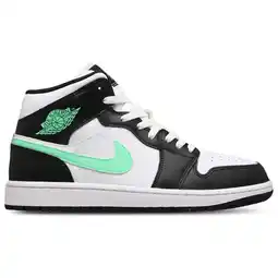 Foot Locker Jordan 1 Mid Sneakers Heren - Wit - Maat 43 - Leer, Synthetisch aanbieding