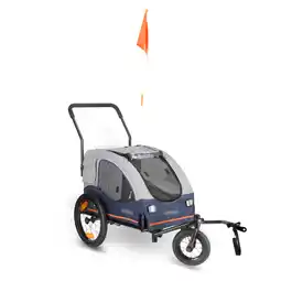 Zooplus HAFENBANDE Hondenfietskar Cabby M incl. 2 koppelingen L125 x B67 x H105cm / tot 25kg aanbieding