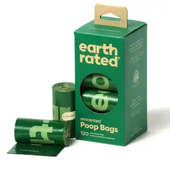 Zooplus Earth Rated 8 Rollen Hondenpoepzakjes Ongeparfumeerd aanbieding