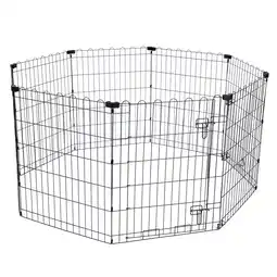 Zooplus TIAKI metalen puppypen maat M: 8 panelen à 61x76cm, hond aanbieding