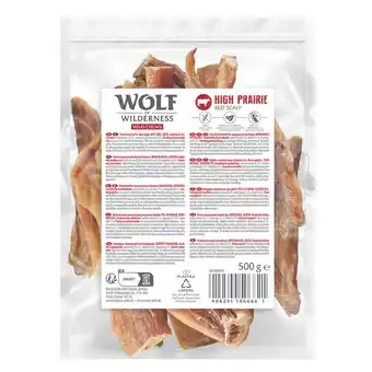 Zooplus Wolf of Wilderness beef scalp High Prairie 3 x 500g aanbieding