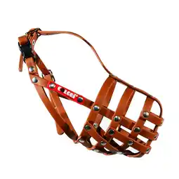 Zooplus COLORI Herder muilkorf M, lichtbruin maat 5 hond aanbieding