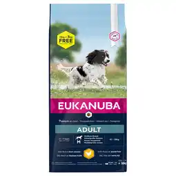 Zooplus 15 kg + 3 kg gratis! Eukanuba droogvoer voor honden bonusbag aanbieding