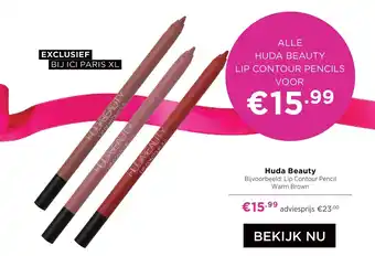 ICI Paris XL Huda Beauty aanbieding
