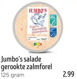 Jumbo Jumbo's salade gerookte zalmforel aanbieding
