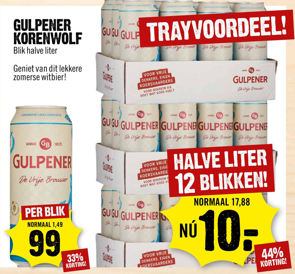 Dirck 3 Gulpener korenwolf aanbieding