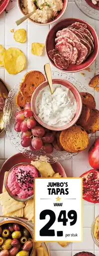 Jumbo Jumbo's tapas aanbieding