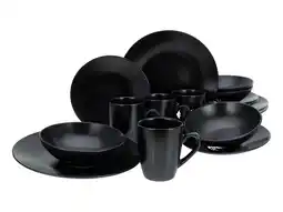 Lidl Creatable Serviesset Black Matt 16-delig aanbieding