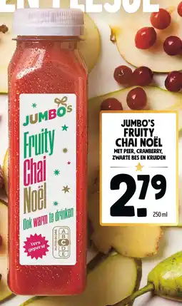 Jumbo Jumbo's fruity chai noël aanbieding