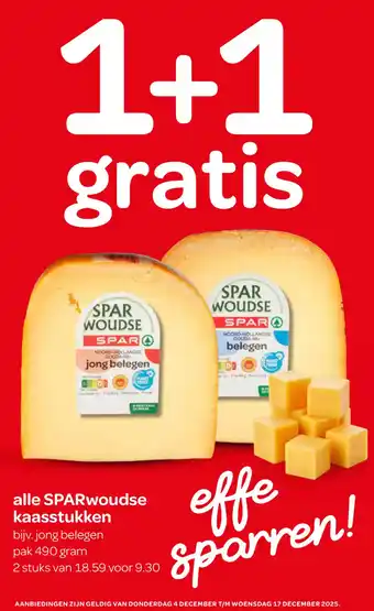 Spar Alle SPARwoudse kaasstukken aanbieding
