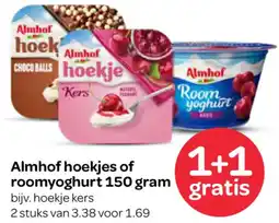 Spar Almhof hoekjes of roomyoghurt aanbieding
