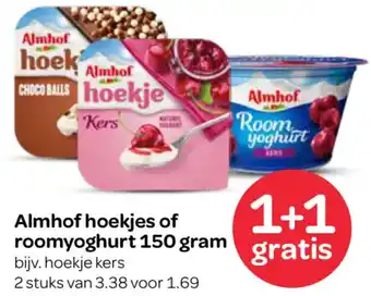 Spar Almhof hoekjes of roomyoghurt aanbieding