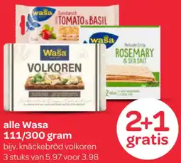 Spar Alle Wasa aanbieding