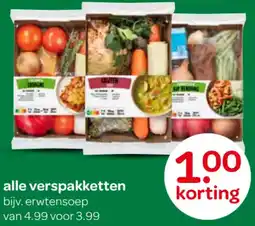 Spar Alle verspakketten aanbieding