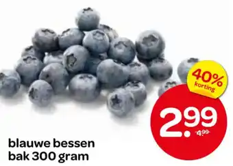 Spar Blauwe bessen aanbieding