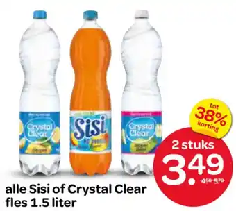 Spar Alle Sisi of Crystal Clear aanbieding